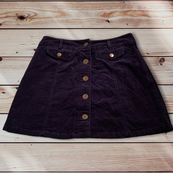 Forever 21 corduroy button down skirt - Picture 1 of 4